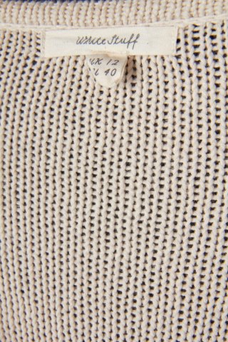 WHITE STUFF mięciutki sweter bawełna rozpinany 38