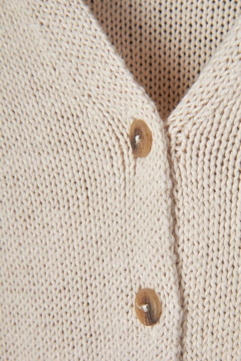 WHITE STUFF mięciutki sweter bawełna rozpinany 38