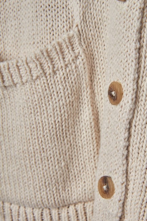 WHITE STUFF mięciutki sweter bawełna rozpinany 38