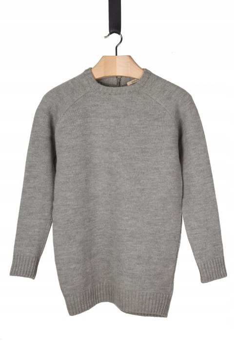 WUNDERWERK mięsisty ciepły długi sweter tunika wełna luźny krój S