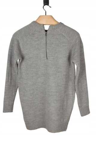 WUNDERWERK mięsisty ciepły długi sweter tunika wełna luźny krój S