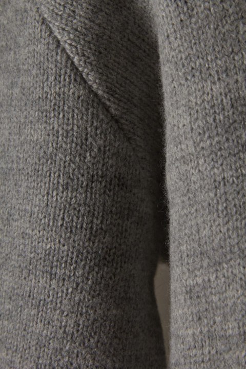 WUNDERWERK mięsisty ciepły długi sweter tunika wełna luźny krój S