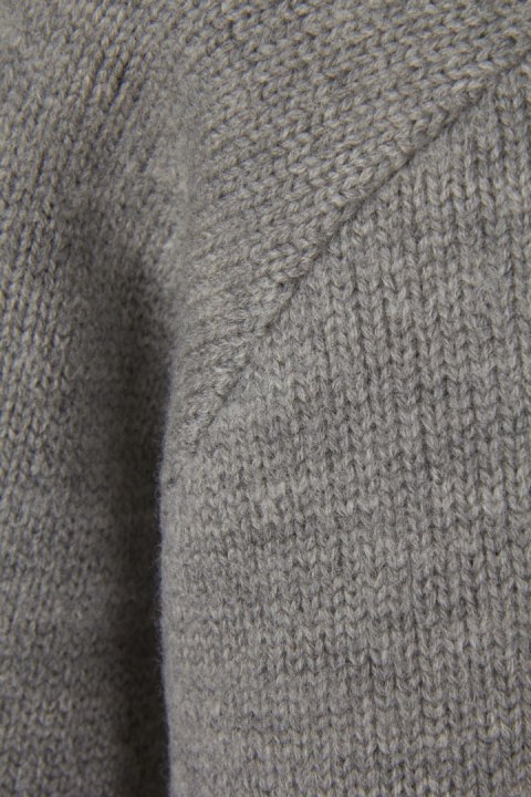 WUNDERWERK mięsisty ciepły długi sweter tunika wełna luźny krój S