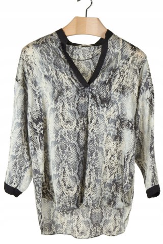 ZARA - delikatna letnia tunika skóra węża - M/L