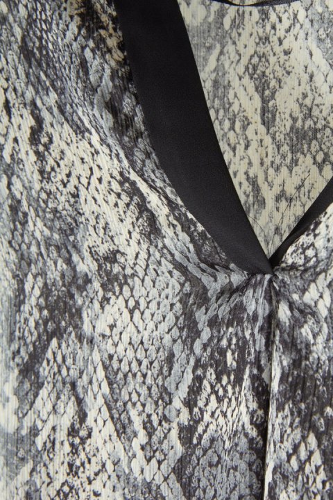 ZARA - delikatna letnia tunika skóra węża - M/L