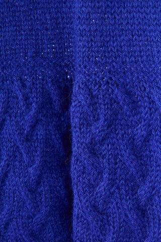 Zjawiskowa sukienka chabrowa rękodzieło - L