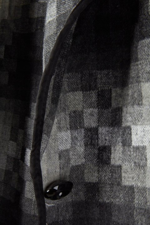 Zjawiskowe ponczo w kratkę - one size