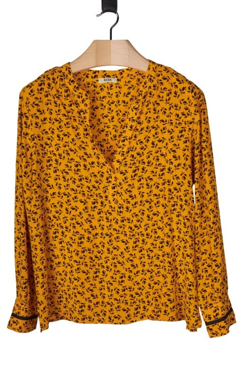 ANNA - słoneczna bluzka piękny kolor wiskoza - XL