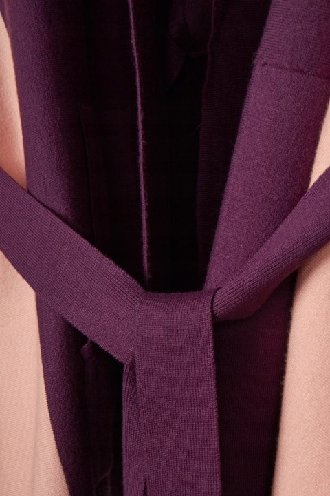 BADGLEY MISCHKA - wyszukany sweter ponczo piękny kolor - M/L