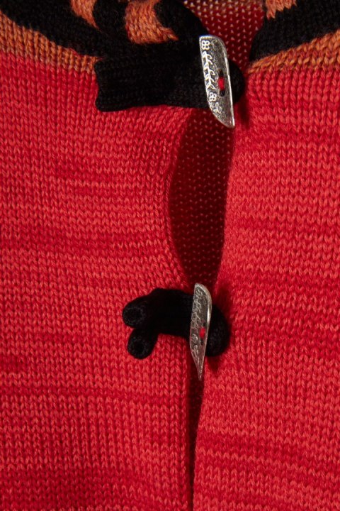 BILL BABER butikowa szkocka dzianina sweter wełniany luźny krój L/XL