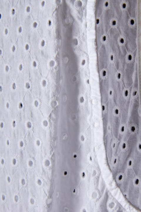 BOOMERANG lekka bluzka haftowana wiązana na plecach 34