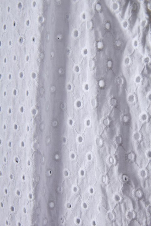 BOOMERANG lekka bluzka haftowana wiązana na plecach 34