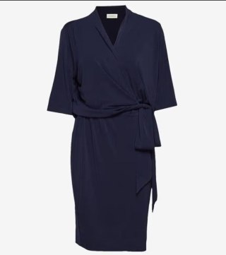 BY MALENE BIRGER ponadczasowa sukienka ciemny granat M