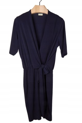 BY MALENE BIRGER ponadczasowa sukienka ciemny granat M