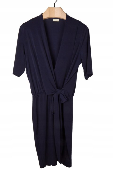 BY MALENE BIRGER ponadczasowa sukienka ciemny granat M