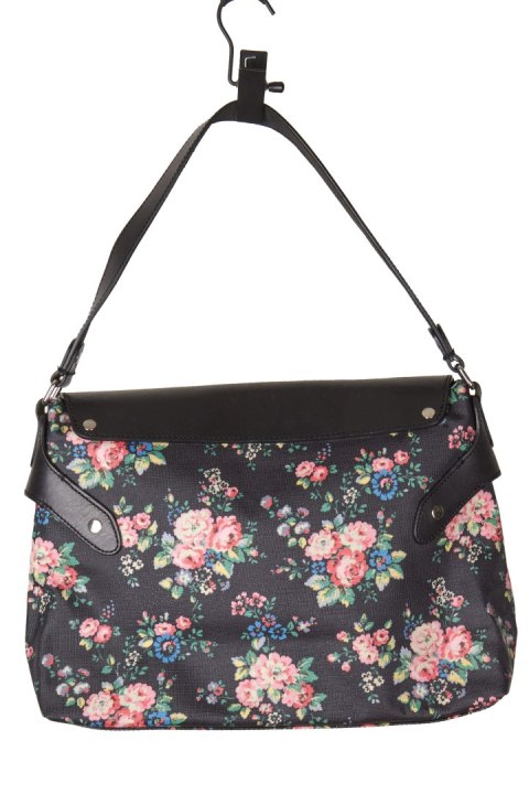 CATH KIDSTON fenomenalna kolorowa torebka elementy skórzane