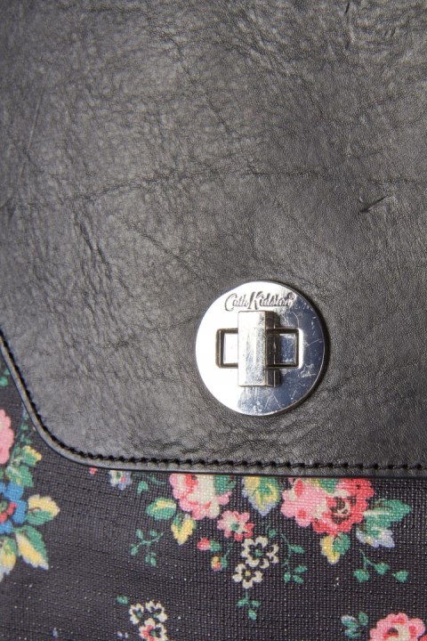 CATH KIDSTON fenomenalna kolorowa torebka elementy skórzane