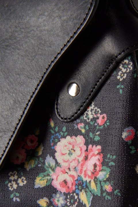 CATH KIDSTON fenomenalna kolorowa torebka elementy skórzane