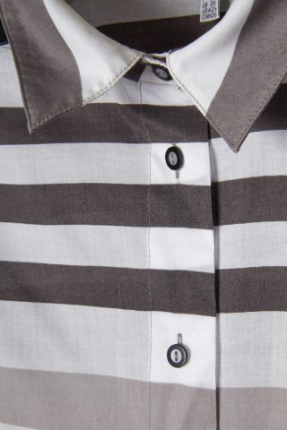 CHALOU - fenomenalna bluzka z kołnierzykiem monochromatyczna - 54