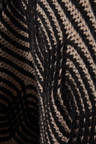 COCOGIO - niesamowity włoski sweter ponczo - S/M