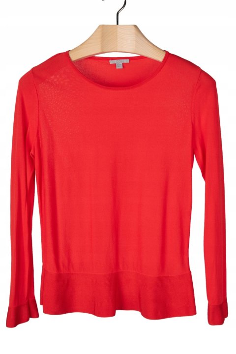 COS - niebanalna bluzka piękna czerwień - S