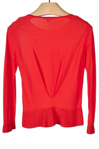 COS - niebanalna bluzka piękna czerwień - S