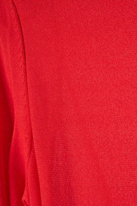 COS - niebanalna bluzka piękna czerwień - S