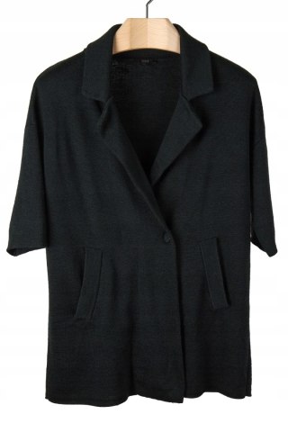 COS - niespotykany sweter wełna piękny kolor -XS/S