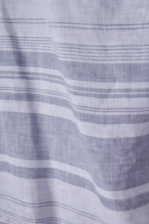 CYNTHIA ROWLEY - luźna bluzka szlachetny mięciutki len - L