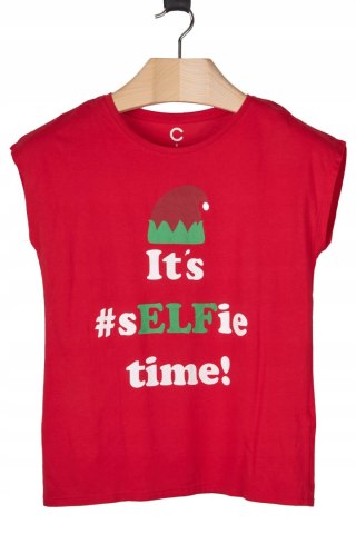 Cudna bluzka świąteczna IT'S ELF TIME - S