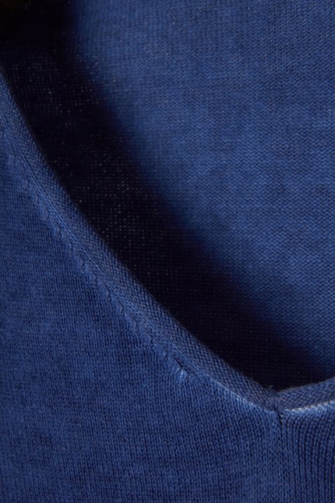 DRYKORN fantastyczny sweter bawełna washed out look XL