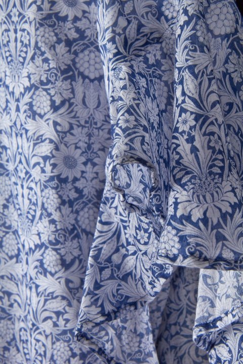 DRYKORN-luksusowa sukienka piękny wzór falbanki-36