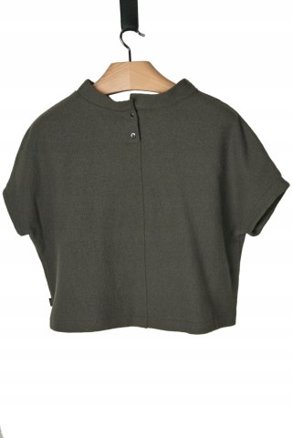 ELEMENTE CLEMENTE - nietuzinkowy sweter wełna piękny kolor - L