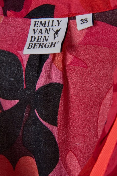 EMILY VAN DEN BERGH wyjątkowa bluzka piękne kwiaty 38