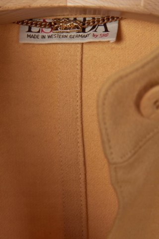 ESCADA by SRB VINTAGE nietuzinkowa marynarka wełna pastelowy żółty kolor L