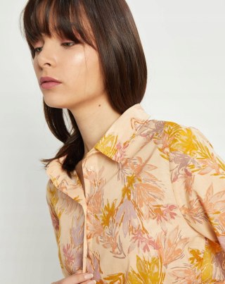 GRACE&MILA - fenomenalna bluzka koszulowa śliczne wzory - L