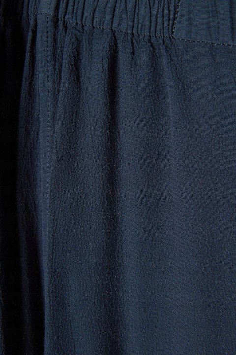 GRIZAS - lekkie spodnie wiskoza luźny krój turkusowy kolor - L