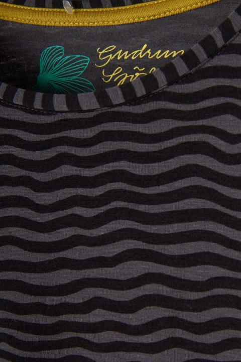 GUDRUN SJODEN-niezwykle miękka sukienka tencel - M