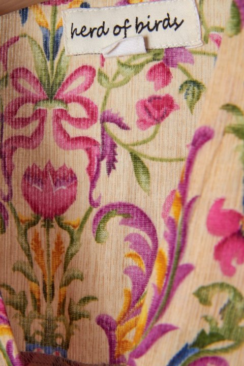 HERD OF BIRDS wyszukana bluzka bawełna fantastyczne wzory S