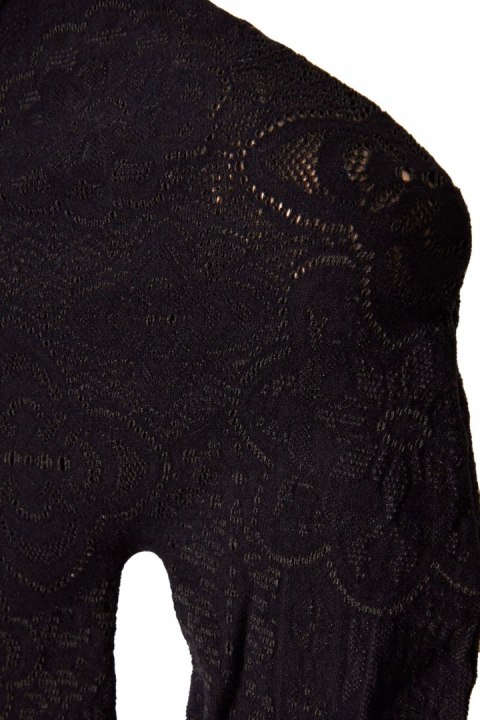 HIGH TECH ciekawa luksusowa bluzka ażurowa S