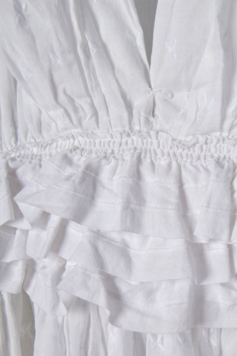 HIGH USE - fenomenalna sukienka ivory zdobiona haftem - 42