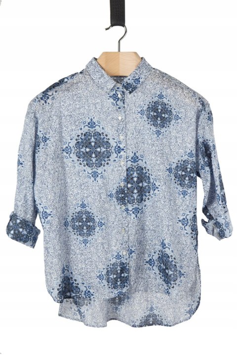 H&M - letnia luźna bluzka koszulowa - XS/S