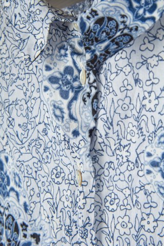 H&M - letnia luźna bluzka koszulowa - XS/S