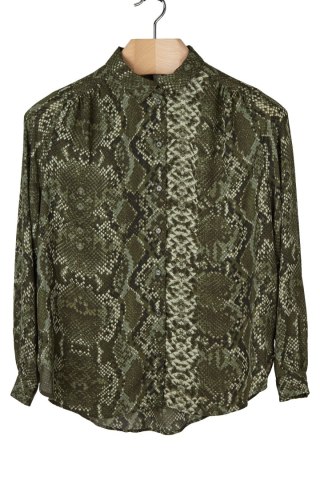 H&M-poszukiwana bluzka koszulowa skóra węża-40