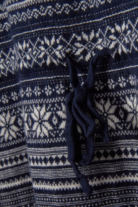 H&M - sukienka dzianina norweskie wzory - S