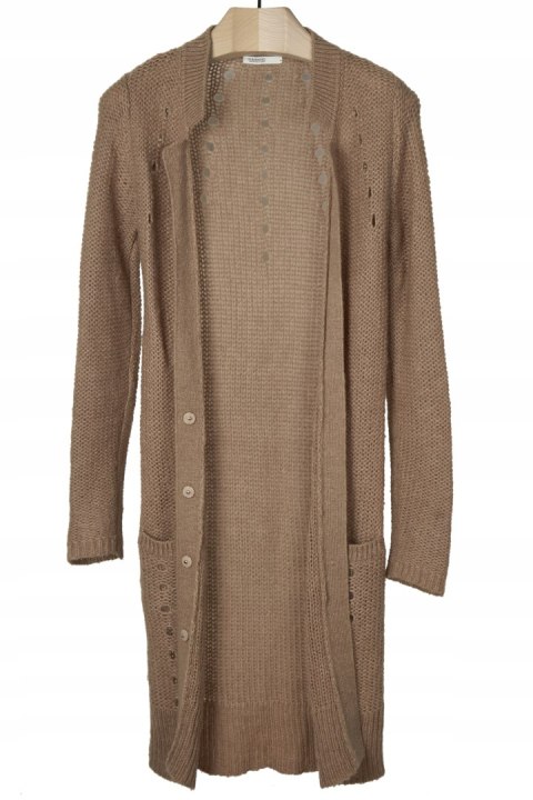 HUMANOID - holenderski sweter kardigan kolor camel - S/M