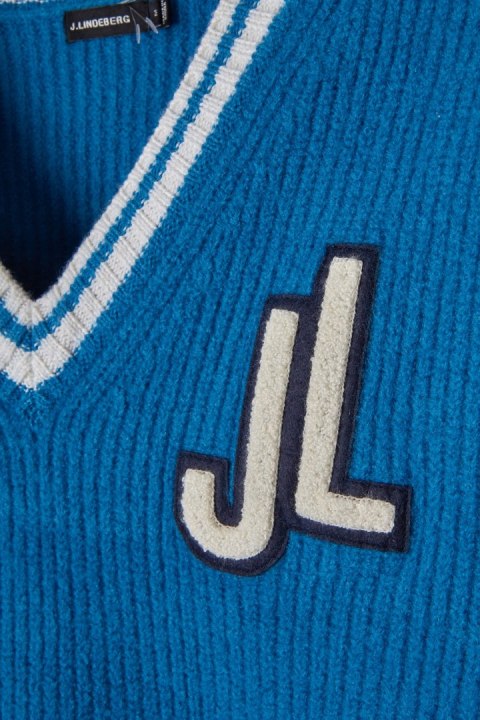 J.LINDEBERG - sweter wełna parzona piękny kolor -M