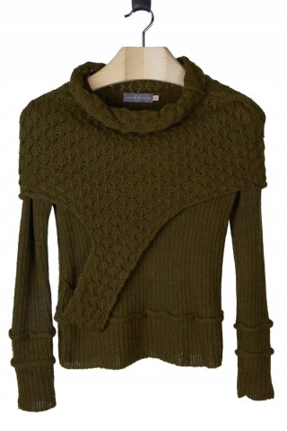 JOYCE MARTIN BOLIVIA-sweter alpaka piękny kolor -S