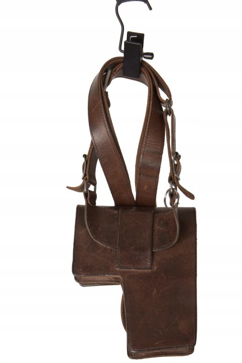 KOFFSKI - mała torebka skórzana jak kabura pistoletu