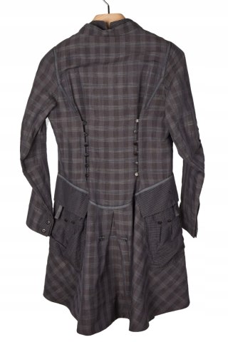 LAUREN VIDAL -artystyczny płaszcz na wiosnę len- M